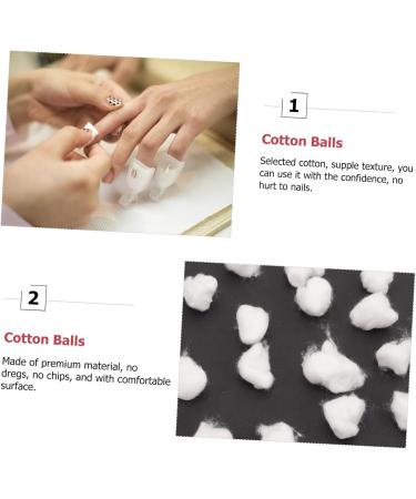 FOMIYES 300 pi ces Boules de Coton pour Dissolvant Ongles Coton Absorbant Doux pour Retrait Gel Vernis Usage Professionnel et Domicile - Buy Online on GoSupps.com