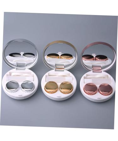 JECOMPRIS 4-Piece Ceramic Contact Lens Container Set - Toothbrush Holder Eye Color Contacts Mirror Portable Lens Cleaner & Care Detergent - International Shipping Available - Buy Online on GoSupps.com