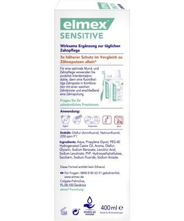 Elmex SENSITIVE Set for Sensitive Teeth | Toothpaste Mouthwash & Toothbrush - Optimal Care for You - Buy Online on GoSupps.com