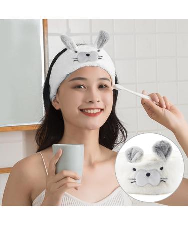 Cute Headband Coral Velvet Beauty Headband Spa Headband Eye Makeup Head Band Soft Elastic Makeup Washing Face Head Wrap Funny Hair Band for Girls Women Yoga Skin Care - Buy Online on GoSupps.com