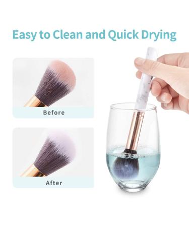 2 Pack Quick Makeup Brush Cleaner Spray - No-Wash Deep Cleaning Solution for Women - White - Buy Online on GoSupps.com
