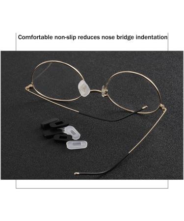 50 Pairs Push-In Eyeglass Nose Pads - Soft Silicone & Transparent - Comfortable Eyewear Accessories for International Shipping - Buy Online on GoSupps.com