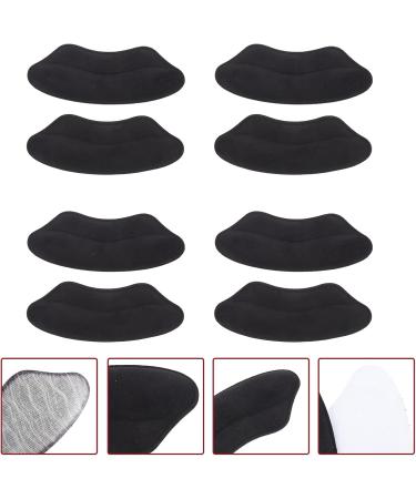 4 Pairs Heel Stickers & Cushions - Comfort Inserts for Women s High Heels & Sneakers - Wear-Resistant Anti-Leather Fleece - Replaceable Heel Liners in Black - Buy Online on GoSupps.com