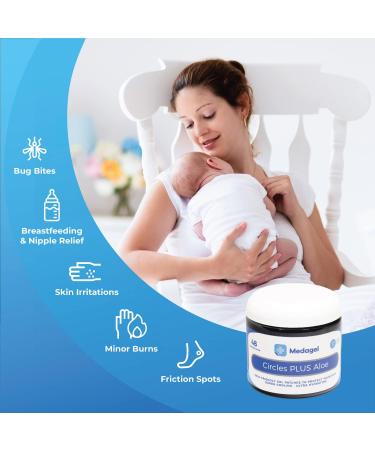 Circles Plus Aloe Hydrogel Pads - Paraben Free Instant Cooling Relief for Nursing Pain Bug Bites Blisters & Minor Burns - 48 Circular Pads - Buy Online on GoSupps.com