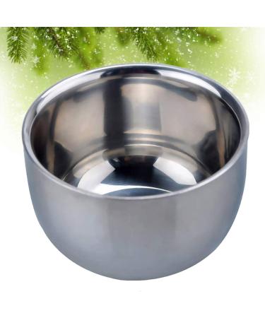 Premium Stainless Steel Razor Shell Shaving Soap Bowl - Men's Shaving Accessories & Soap Cup Container - Buy Online on GoSupps.com