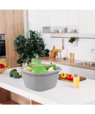 Inhouse 18 Quart Plastic Washing Basin Large Dish Pan Basins 2 Packs - Buy Online on GoSupps.com