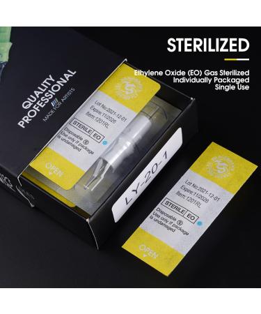 Dragonhawk Tattoo Cartridges Needles Kit - 50Pcs Mixed Sizes - Disposable Standard Needles for Studio Artists - Dragonhawklabs - 1007RM, 1009RM, 1001RL, 1003RL, 1005RL, 10 Curved Magnum, 10 Round Liner - Buy Online on GoSupps.com
