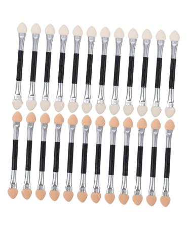 BIUDECO 24pcs Latex Eye Shadow Stick Double Ended Eyeshadow Brush Eye Makeup Makeup Applicator Sticks Eye Shadow Eyeshadow Cosmetic Makeup Sticks