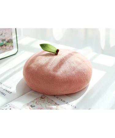 YRPNDP Peach French Beret Hat for Women - Stylish Accessory for Chic Looks - Buy Online on GoSupps.com