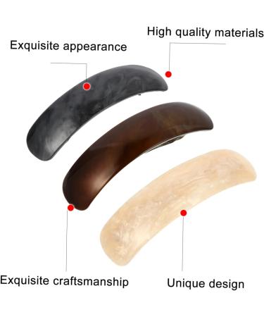 Beaupretty Top spring clip top clip french hair clips Spring Hair Clip Hair Clamps Christmas Hair Barrettes Hair Claw Clip Barrette Spring Hairpin Acrylic Hairpin automatic big hairpin Big - Buy Online on GoSupps.com