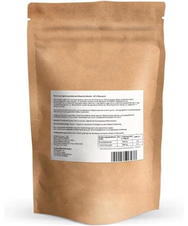 Olive Leaf Extract from Spain - 40% Oleuropein - 90 Vegan Capsules Pure & GMO-Free - No Additives - Buy Online on GoSupps.com