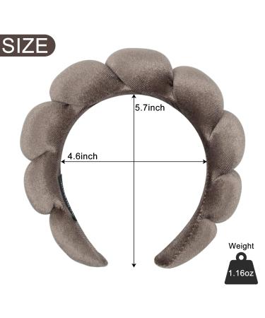 Velvet Spa Headband Set for Women - 2 Pack Soft Sponge and Terry Cloth Headbands for Makeup Removal, Skincare, Shower, Yoga - Hair Band for Face Washing - Buy Online on GoSupps.com