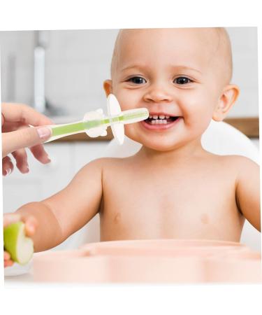 Ipetboom Baby Toothbrush Set - 4 Pieces for Newborns & Kids | Manual Travel Toothbrushes & Mouth Cleaners - Buy Online on GoSupps.com