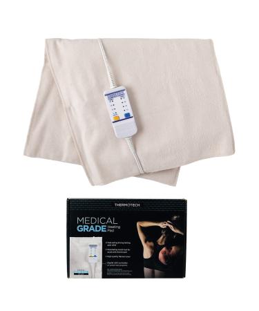 Thermotech Automatic Digital Moist Heating Pad Heating Pad  Beige  king 27 X14 1 Count (Pack of 1) - Buy Online on GoSupps.com