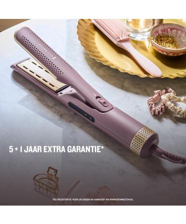 Remington Airvive AS8930 2in1 hot air brush for wet and dry cleaning with ionic technology microconditioner LED display and curved antifrizz coating - Buy Online on GoSupps.com