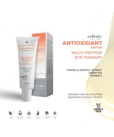 Celesty Beauty Anti-Aging Eye Serum - Peptide Moisturizing Eye Firming Cream for Puffiness Wrinkles & Fine Lines with Centella Asiatica - 1oz - Buy Online on GoSupps.com