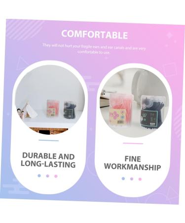 Ipetboom 200pcs Double-Headed Ear Cotton Swabs Assorted Ear Wax Removal Tools for Home Use Sticks Random Style - Buy Online on GoSupps.com