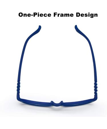 Enzodate Toddler Glasses - Flexible Size 42/16 for Small Children | Stylish & Durable Wavy Design - Buy Online on GoSupps.com
