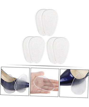 FRCOLOR 3 Pairs Clear High Heel Cushion Inserts - Non-Slip Grip & Comfort Pads for Women | Perfect for Damping & Protection - Buy Online on GoSupps.com