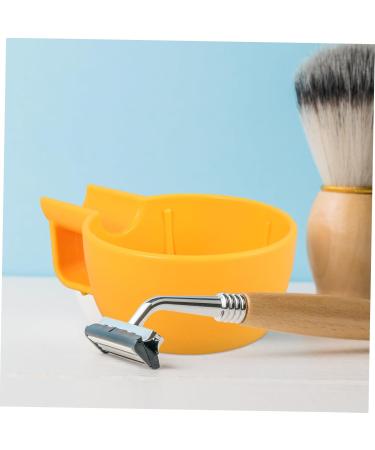 Vintorky Shaving Foam Cup for Men - Decorative Plastic Storage Shell & Shaving Container - Buy Online on GoSupps.com