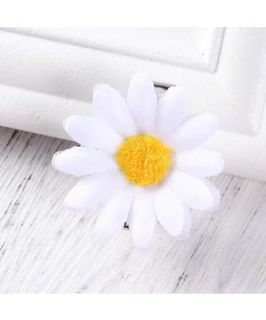 Beaupretty 20 PCS Daisy Hair Clips - Cute Sunflower Hairpins for Girls - White - International Shipping Available - Buy Online on GoSupps.com