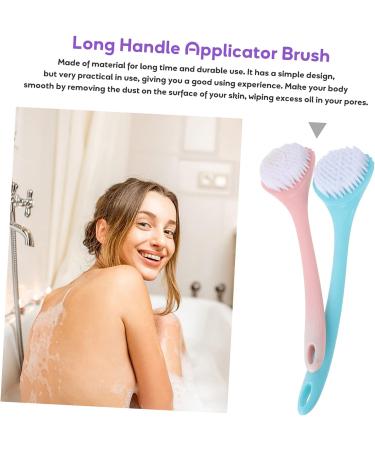 Hemoton 2pcs Bath Brush Set - Adult Exfoliating Shower Brushes for Body Cleaning and Massaging | Back Scrubber and Scrubber Shower Tool - Buy Online on GoSupps.com