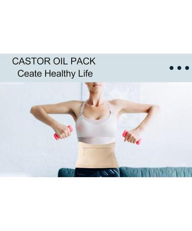 Reusable Castor Oil Pack for Waist Liver Detox | Leakproof & Washable | Healthy Living & Wellness - Buy Online on GoSupps.com