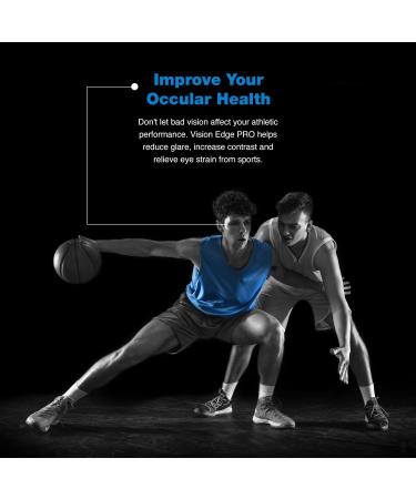 Eye Supplement for Athletes Formula with Lutein Zeaxanthin and Meso-Zeaxanthin Eye Supplements Omega 3 Essential Carotenoids for Eyes - (90 Softgels 3 Month Supply) Vision Edge Pro 90ct - Buy Online on GoSupps.com