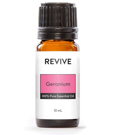 Geranium Essential Oil by Revive Essential Oils - 100% Pure Therapeutic Grade for Diffuser Humidifier Massage Aromatherapy Skin & Hair Care