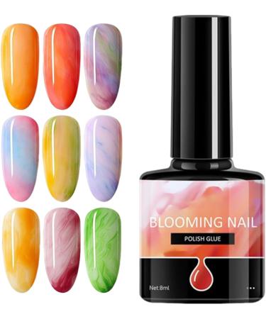 Nail Gel Watercolor Gel Blooming Liquid with Fast Gradient Clear Effect Great for Wedding Travel Party Stage Daily Use Manicure for Women Men Youth - Buy Online on GoSupps.com