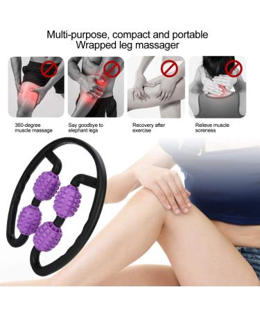 Portable Leg Massage Roller - 360 Rotation Skin-Friendly Multi-Body Area Relief - Buy Online on GoSupps.com