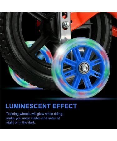 Houseen Kids Bike Training Wheels - 1 Pair LED Flash Mute Stabilisers for 12-20 Inch Boys & Girls Bikes - Buy Online on GoSupps.com