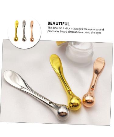 FRCOLOR 6 Pcs Round Beads Eye Cream Stick - Facial Massager & Eye Cream Applicator Tool for Smooth Skin Zinc Alloy Eye Massaging Tools International Shipping Available - Buy Online on GoSupps.com