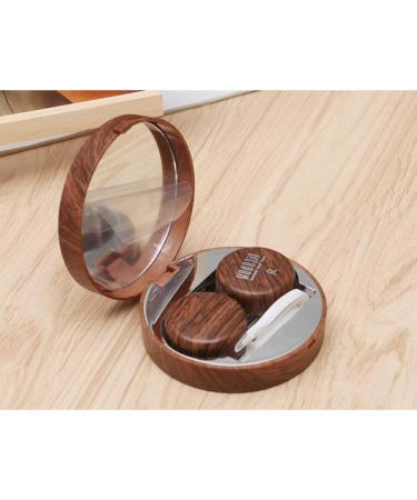 Heallily Wooden Lens Case Travel Kit - Contact Lens Holder & Soaking Storage Container - Buy Online on GoSupps.com
