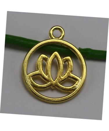 VILLCASE 200 Pcs Charms Lotus Flower Crafts Making Hat Base for Making Hats Flower Charms Lotus Charm Side Release Buckle Buddha Charms for Lotus Bracelet Charms Yoga Charms Pendant Jewelry - Buy Online on GoSupps.com