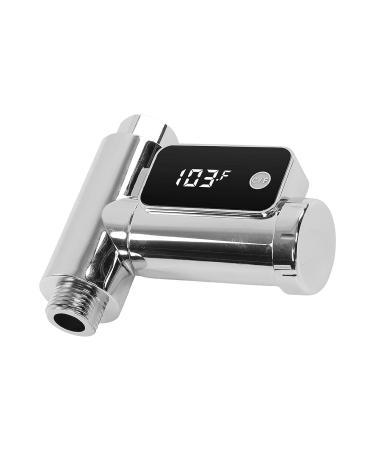 Shower Thermometer G1/2 5-85 C LED Display, Easy Installation - 0.5 C Accuracy, Silver - Buy Online on GoSupps.com
