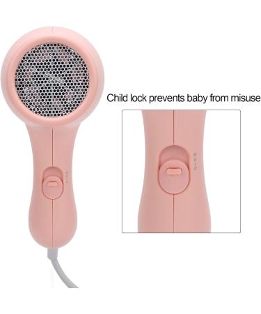 Compact Kids Hairdryer Negative Ionic Adjustable Wind Speed Hair Dryer for Daily Use Health Protecting with Child Safety Lock Roseate Suitable for Sensitive Hair and Skin (US US Plug 110V - Buy Online on GoSupps.com