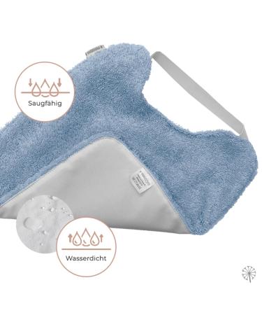 Mimuselina Pack x5 Large Baby Bibs - Waterproof Absorbent & Autonomy Focused - Made in Europe - Buy Online on GoSupps.com