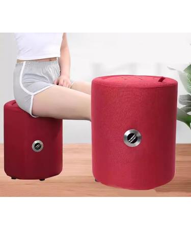 Moxa Box smokeless Moxibusstuhl -adjustable temperature high -performance fumigation wooden barrel hip sitting Moxa box for parents/grandparents