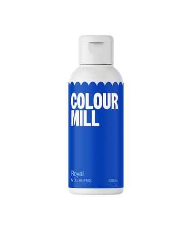Colour Mill Oil Based Food Colouring *Bulk* 100ML - Buttercream Fondant Sugarpaste Icing and Chocolate Colour (Royal Blue)