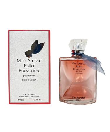 INSPIRE SCENTS MON AMOUR BELLA PASSIONNE Eau de Parfum Spray for Women a Classic Bottle 3.4 Fl Oz (Inspired by la vist belle) - Clashoky