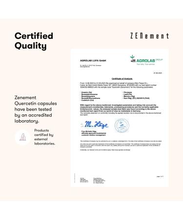 Quercetin 500mg with Bromelain | 180 Capsules Anti-Ageing Antioxidant | Vegan & Additives Free | Zenement - Buy Online on GoSupps.com