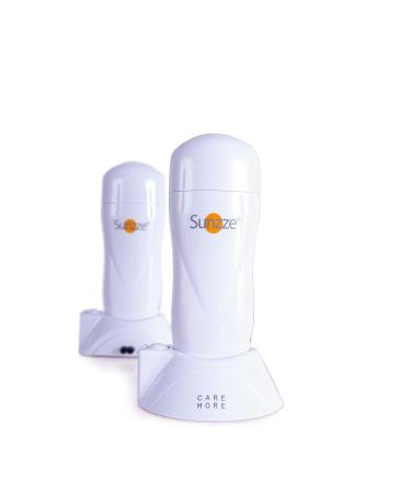 Sunzze Warm Wax Set M | 4 Roll-On Wax Cartridges Heater Fleece Strips & After-Wax Lotion - International Shipping - Buy Online on GoSupps.com