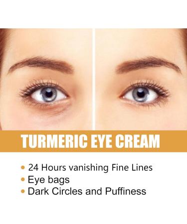  homomdy Set of 2 turmeric eye creams for dark circles under-eye bags anti-aging and moisturizing turmeric and vitamin C moisturizing eye cream - Reduces fine lines - Buy Online on GoSupps.com