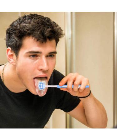 Fezf 6-Piece Tongue Cleaning Brush Set | Effective Tongue Scraper for Plaque Removal | Professional Oral Care - Buy Online on GoSupps.com
