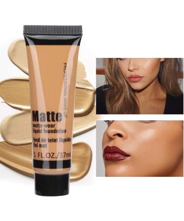 37ml Bronze Beauty Black Liquid Foundation Moisturizing Concealer Liquid Foundation Makeup Oil Control Foundation for Dark Skin - Buy Online on GoSupps.com