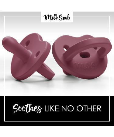 Milk Snob Calm n Cuddle Silicone Pacifier 0-6 Months - BPA Free Paci Teether for Newborns, Baby Registry Shower Gift for Boys and Girls - Buy Online on GoSupps.com