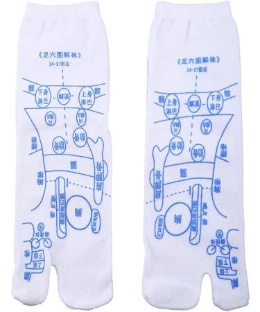 Ixkbiced Reflexology Socks - Acupuncture & Pressure Point Therapy for Foot Pain Relief - Buy Online on GoSupps.com