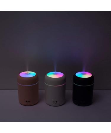 Colorful Mini Humidifier & Essential Oil Diffuser USB Portable for Car, Office, Bedroom - 7 Color 2 Mist Modes, Super Quiet (Navy) - Buy Online on GoSupps.com