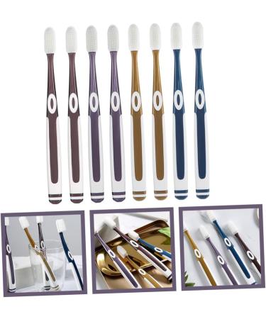 Tovinanna 8-St Nano Toothbrush - Travel Tooth Hygiene for Kids | Silicone Bristles & Large Design | International Shipping Available - Buy Online on GoSupps.com